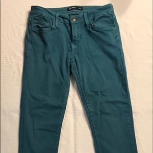 Just Black Turquoise Pants